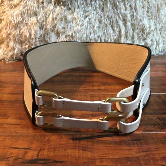 BoHo Double Buckle Faux Leather High Waisted Belt main image 9